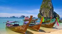 Phra Nang Beach di Thailand (Dok.Unsplash/ Sumit Chinchane)