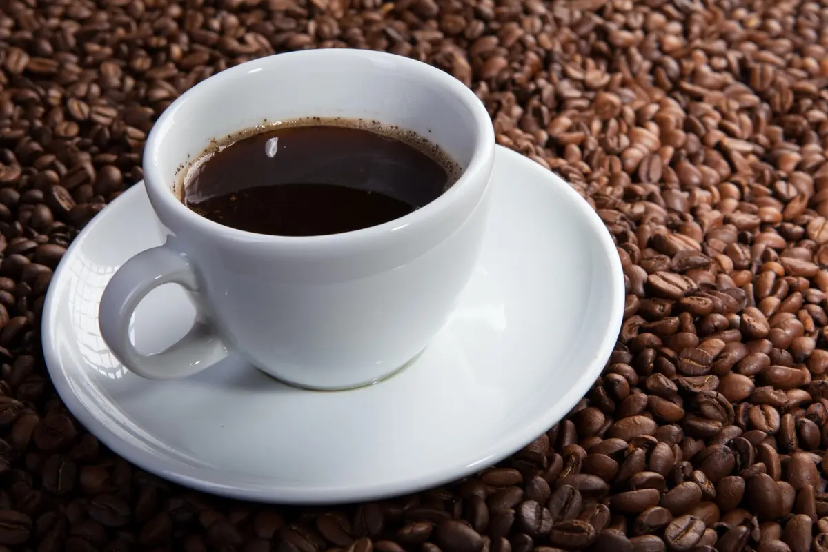Ilustrasi kopi hitam