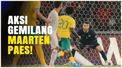 VIDEO: Maarten Paes Layak Disebut Pahlawan Timnas Indonesia, Tahan Gempuran Australia!