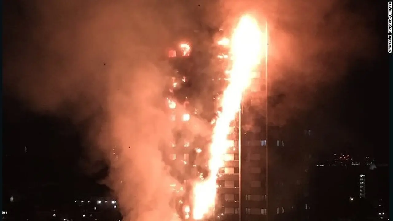 Apartemen 24 Lantai Terbakar, Penghuni Dikhawatirkan Terjebak 