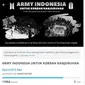 Penggalangan dana ARMY fans BTS untuk korban tragedi Kanjuruhan. (Foto: Tangkapan Layar Kitabisa.com/ BTS ARMY PROJECT LOMBOK)