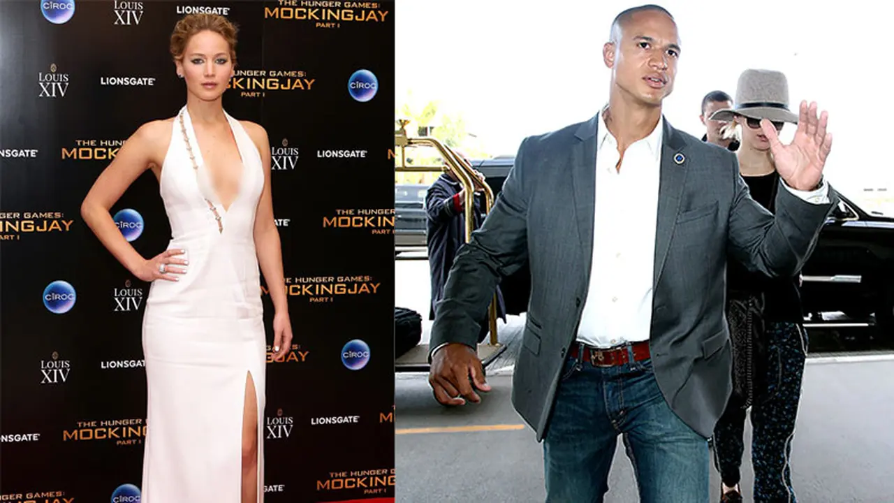 Justin Riblet, bodyguard Jennifer Lawrence
