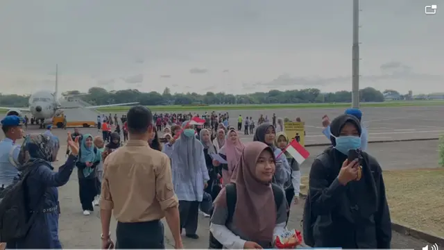 WNI Dari Wuhan yang Tiba di Halim Perdanakusuma
