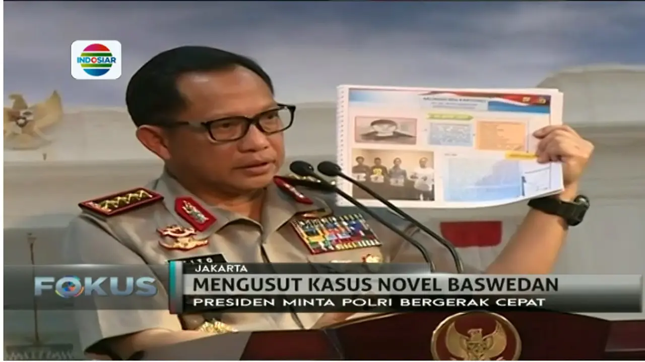Ini Sketsa Wajah Penyerang Novel Baswedan