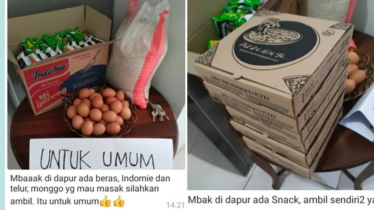 6 Potret Chat Ibu Kos Bagi-bagi Makanan Gratis, Idaman Banget