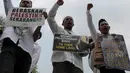 Massa juga menyuarakan dukungan terhadap Palestina yang merdeka. (merdeka.com/Imam Buhori)