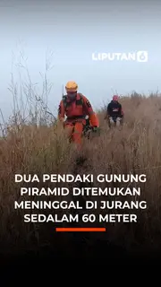 Dua Pendaki Gunung Piramid Ditemukan Meninggal di Jurang Sedalam 60 Meter
