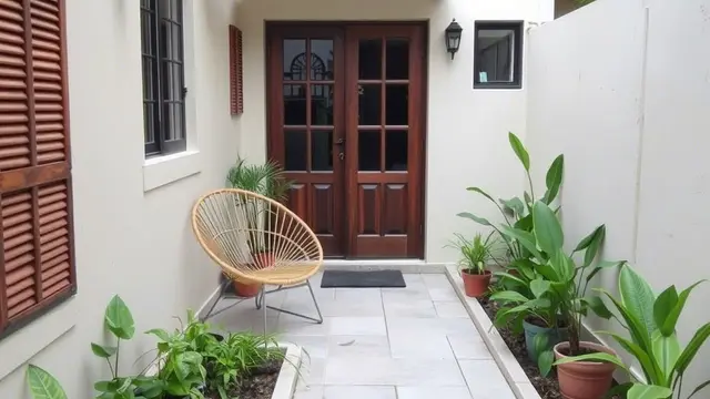 teras rumah dekorasi tropis (Ilustrasi by qwen.ai)