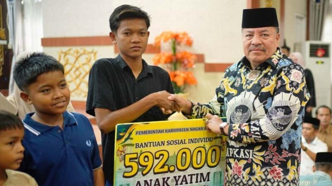 Pemkab Nagan Raya Salurkan Rp1 Miliar Lebih untuk Santunan Anak Yatim Jelang Lebaran