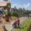 Ketika Warga Turun Tangan Bantu Negara Perbaiki Jalan