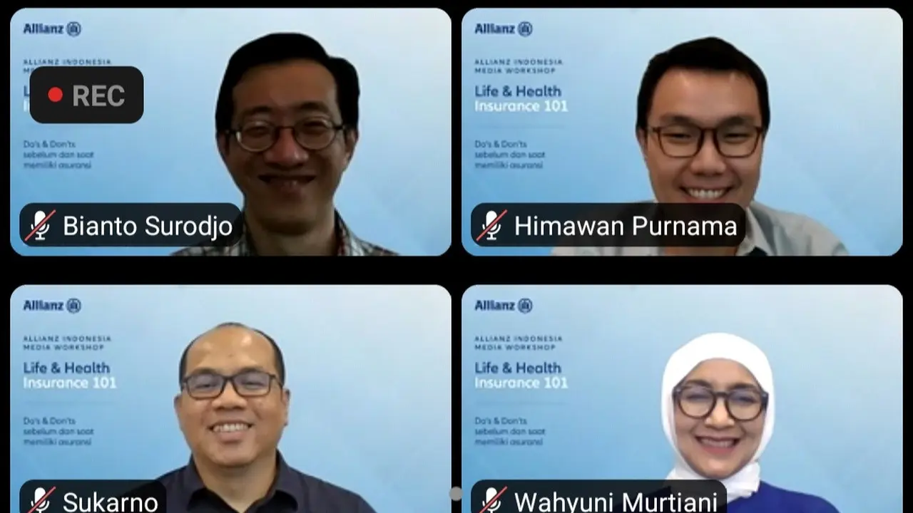 Workshop Life and Health Insurance 101 yang digelar oleh Allianz Life Indonesia, Rabu (16/11/2022).