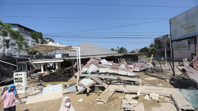 Kondisi terkini Aceh Tamiang porak poranda akibat banjir bandar