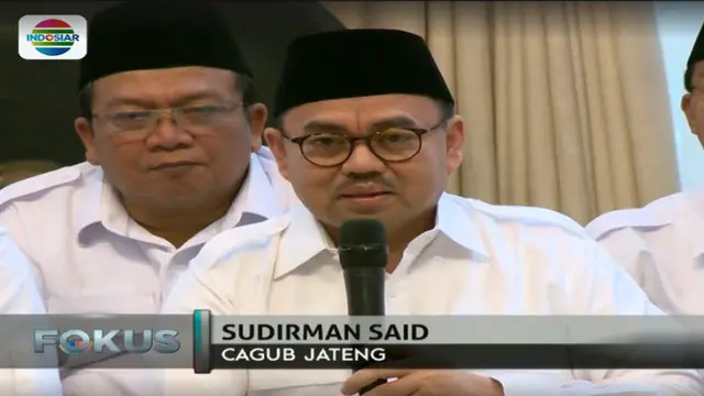 Prabowo mengatakan Sudirman Said dipilih bukan saja karena kemampuannya namun karena masukan dari kader partai di Jateng dan sejumlah ulama