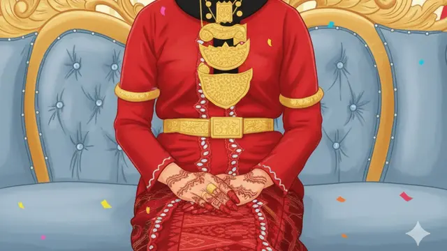 Baju Adat Mandailing by Gemini
