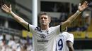 Robbie Keane. Ia memperkuat Tottenham Hotspur dalam dua periode, pertama pada 2002-2008 dan yang kedua pada 2009-2011. Total 91 gol dicetaknya dalam 238 laga Premier League di dua periode tersebut, namun tak sekalipun mampu meraih trofi Premier League. (Foto: AFP/Ian Kington)