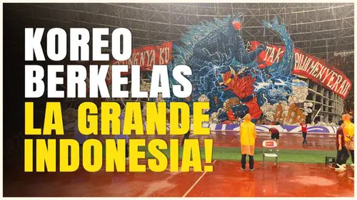 VIDEO: Belum Bisa Move On dari Koreo Keren La Grande Indonesia di Laga Timnas Indonesia Vs Jepang!