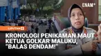 Ketua DPD Partai Golkar Kabupaten Maluku Tenggara, Agrapinus Rumatora, tewas setelah ditikam orang tak dikenal sesaat tiba di Bandara Karel Sadsuitubun, Minggu (19/4). Peristiwa berdarah itu terjadi sekitar pukul 11.25 WIT di pintu keluar bandara, sa...