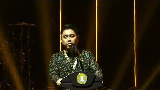 Ketua Umum Himpunan Pengusaha Muda Indonesia (HIPMI) Mardani H Maming menyebut Erick Thohir bisa jadi contoh bagi kader HIPMI dalam Peringatan HUT ke-50 Tahun HIPMI, Jumat (10/6/2022).
