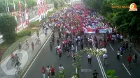 Dua Pasang Juara Dunia Pawai Bareng Seribuan Orang