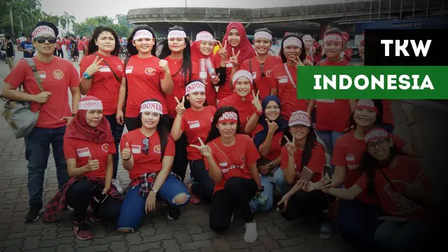 VIDEO: TKW Indonesia Ramaikan Laga Timnas Indonesia U-22 Vs Kamboja
