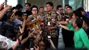 Komnas HAM meminta bantuan KPK untuk melakukan pengusutan dugaan disclaimer atau penyelewengan anggaran Komnas HAM terkait laporan BPK beberapa waktu lalu, Jakarta, Rabu (2/11). (Liputan6.com/Johan Tallo)