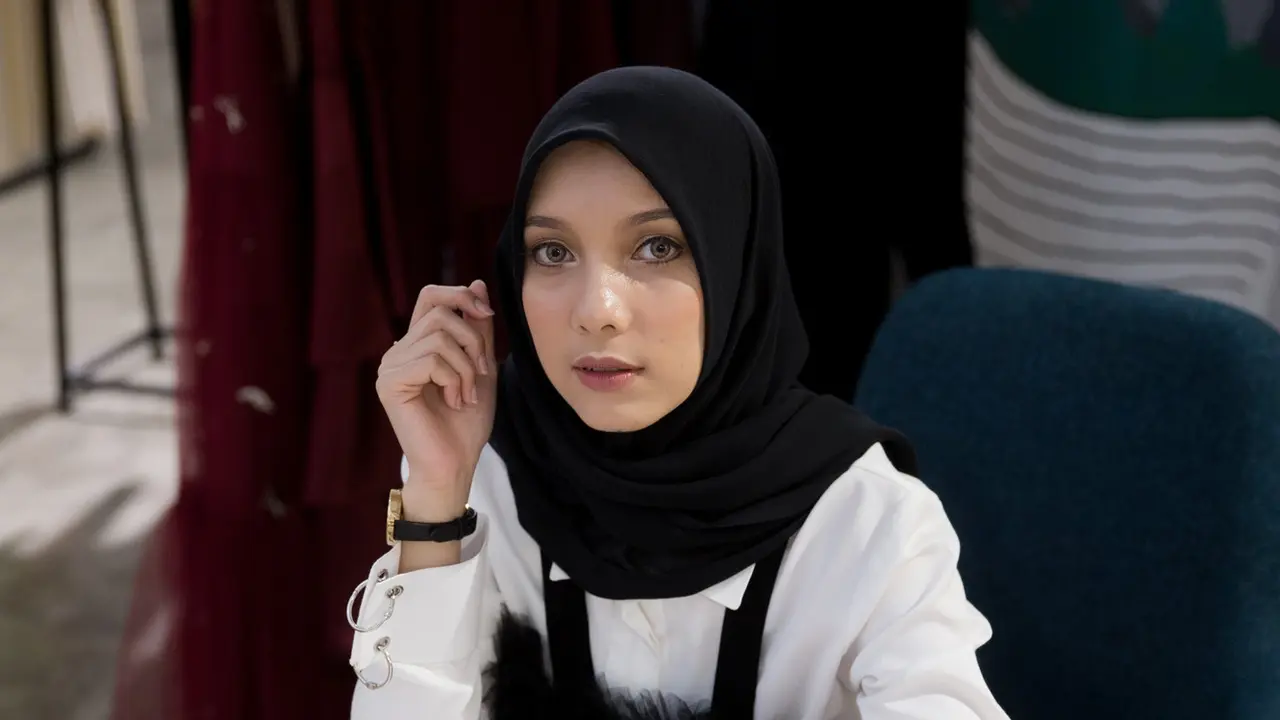Jenahara Hadirkan Desain Modest Wear Bernafaskan Edgy di Fimela Fest 2018