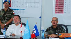 Citizen6, Gonaives: Kedatangan rombongan berkaitan dengan ketertarikan SRSG pada Satgas Kizi TNI Kontingen Garuda XXXII-A/Minustah yang merupakan Kontingen Indonesia pertama di Haiti yang mampu membuat Camp sendiri dengan cepat dan tepat waktu. (Pengirim: