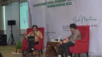 Mendes PDTT Abdul Halim Iskandar (Gus Halim) saat hadir dalam acara Kaleidoskop desa, pembangunan daerah tertinggal dan transmigrasi 2022 di Best Western Premier Hotel Jakarta, Kamis (15/12/2022). (Ist)