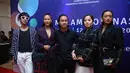 Aming, Tara Basro, Chicco Jerikho, Karina Salim, Asmara Abigail saat hadir dalam acara pengumuman nominasi Festival Film Indonesia 2019 di Plaza Indonesia, Jakarta, Selasa (12/11/2019). (Adrian Fimela.com)