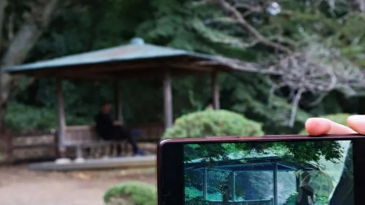 6. Gazebo di Japanese Garden taman nasional ini merupakan tempat bertemu dua tokoh utama <i>Garden of Words, </i>Takao Akizuki dan Yukari Yukino yang ternyata adalah guru dan murid.