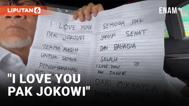Zulhas Bagikan Surat Cinta dari Warga Untuk Jokowi