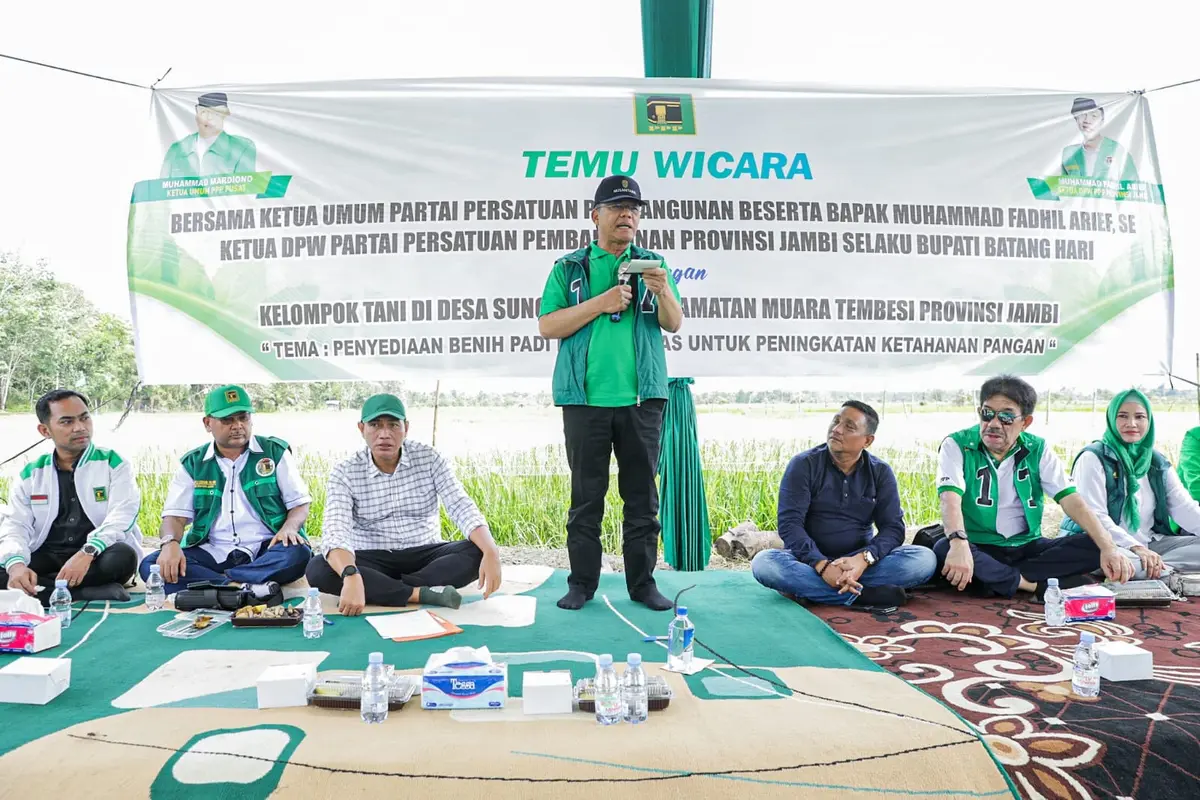 Mardiono Bertemu Petani Jambi