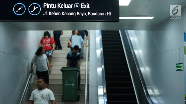 MRT Kembali Beroperasi Penuh Pasca Aksi 22 Mei di Bawaslu