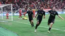 Gol Ikhsan Zikrak memupuskan tiga poin di depan mata Persija saat menjamu Borneo FC dalam laga lanjutan BRI Super League 2025/2026 di Jakarta International Stadium (JIS), Jakarta Utara, Selasa (03/03/2026). (Bola.com/M Iqbal Ichsan)