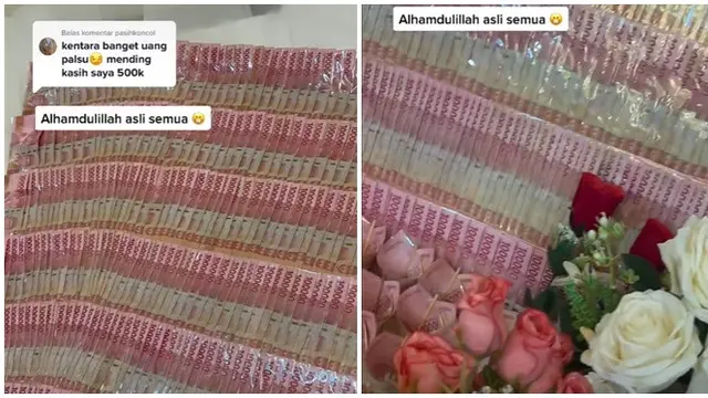 Bukan Kado Biasa, Wanita Ini Dapat Hadiah Ultah Buket Rp 100 Juta dari Sahabat
