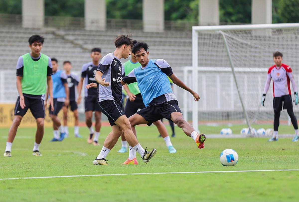 FOTO: Latihan Timnas U-20 Jellang Laga Piala Asia 2025
