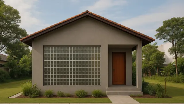 Model Rumah Tanpa Jendela Depan Tapi Tetap Terang/via AI