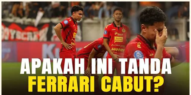 VIDEO: Tangis Haru Muhammad Ferrari Usai Lawan Malut United, Bakal Cabut dari Persija?