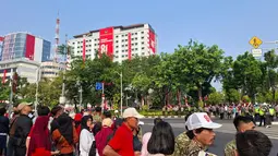 Masyarakat Padati Kawasan Monas hingga Istana Jelang Upacara HUT RI
