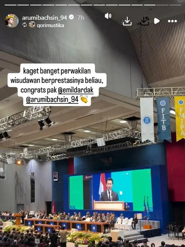 Arumi Bachsin & Emil Dardak - instagram.com/arumibachsin_94