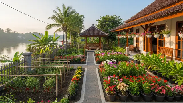 9 Ide Pekarangan Produktif untuk Rumah yang Berada Dekat Sungai, Sumber Pangan Mandiri