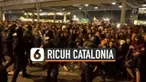 Bentrokan terjadi di Barcelona, Spanyol antara polisi dengan massa pro kemerdekaan Catalonia. Massa marah setelah Mahkamah Agung Spanyol memvonis para pimpinan separatis Catalan.