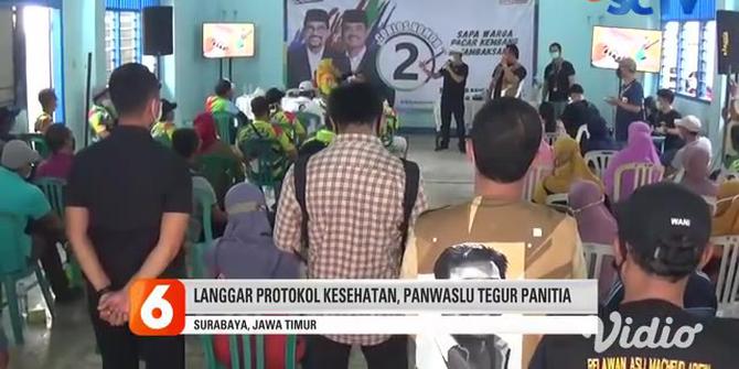 VIDEO: Kerumunan Warga saat Kampanye Pilkada di Balai RW Tambaksari Surabaya