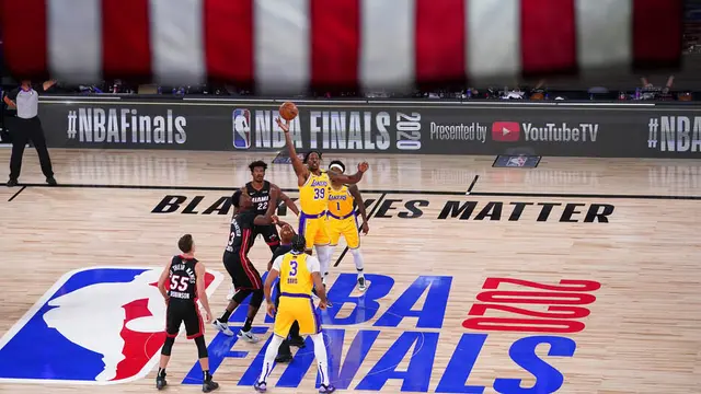 Lebron James dan Anthony Davis Bawa Lakers Bungkam Heat di Gim Pertama Final NBA 2020