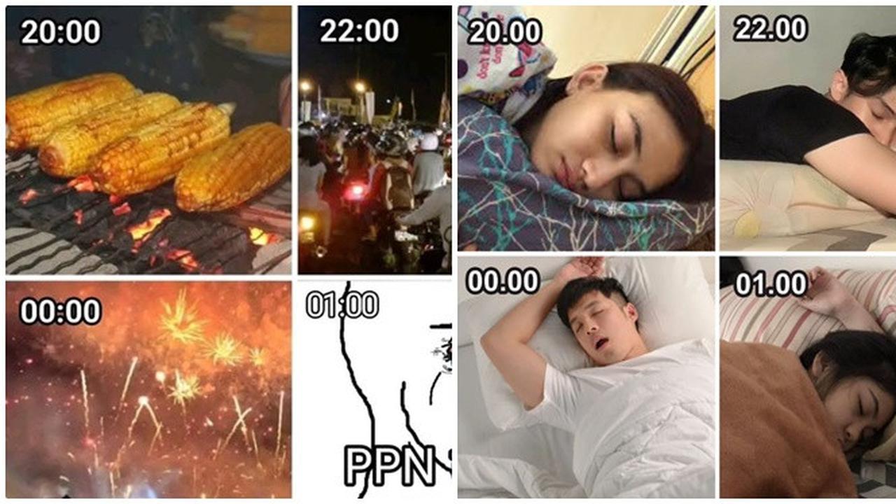 6 Meme Susunan Acara Tahun Baru 2025,