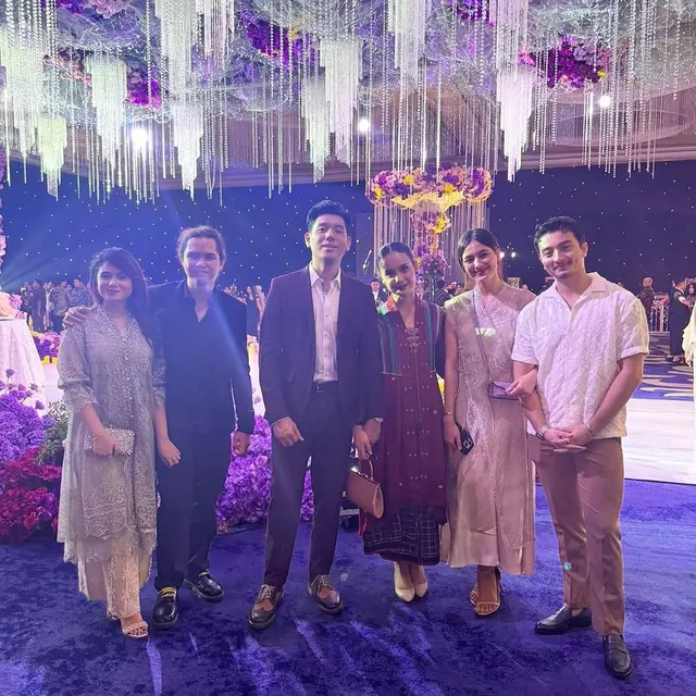 Potret 6 Pasangan Artis di Pernikahan Mahalini-Rizky Febian, Didoakan Menyusul