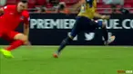Aksi gemilang Alex-Oxlade Chamberlain gelandang serang Arsenal di sesi pra musim.