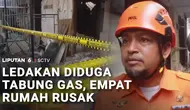 Ledakan Tabung Gas di Surabaya, 4 Rumah Rusak Berat dan 2 Lansia Terluka