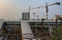 FOTO: Kondisi Terkini Proyek Perluasan Stasiun Tanah Abang, Ditargetkan Rampung Akhir 2024