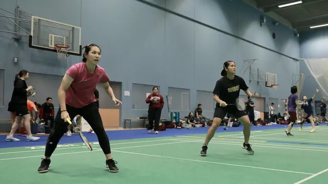 FOTO Tim Bulutangkias Indonesia menghadapi Kejuaraan Dunia 2023 di Norwegia